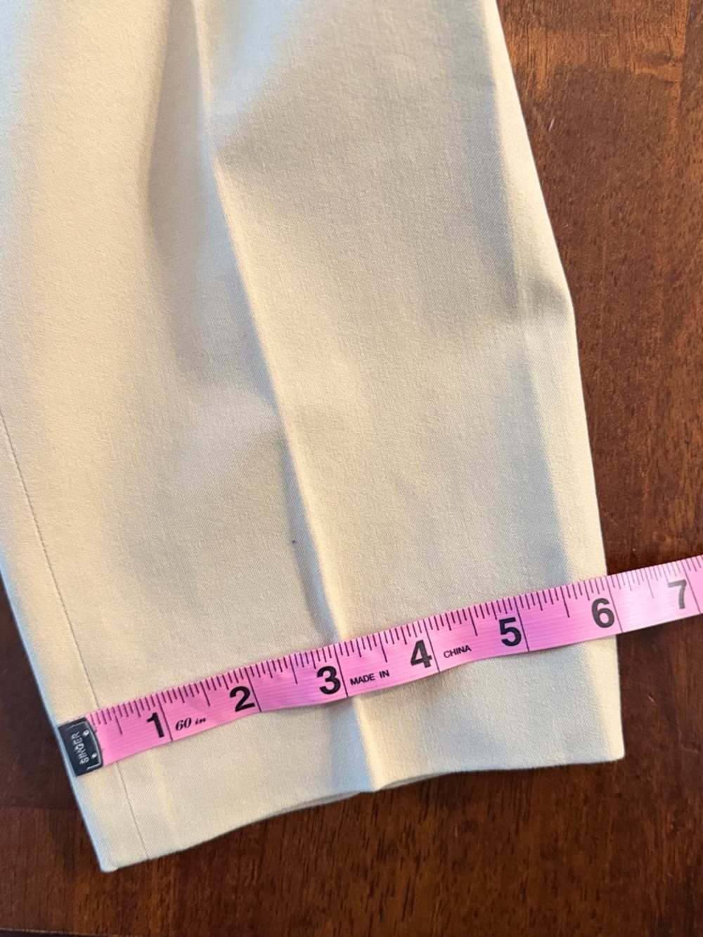 Piazza Sempione Marion Tailored Camel Straight-Leg Trousers Sz 6 - Picture 8 of 8